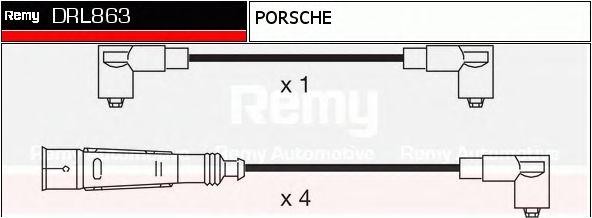 Ккомплект проводов зажигания DRL863 DELCO REMY