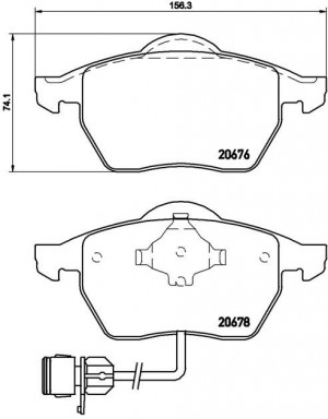 Комплект тормозных колодок, диско P85026 BREMBO