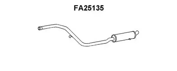 Предглушитель выхлопных газов FA25135 VENEPORTE