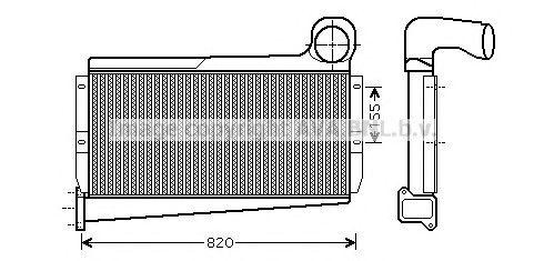 Интеркулер ME4225 AVA