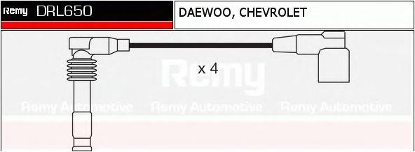 Ккомплект проводов зажигания DRL650 DELCO REMY
