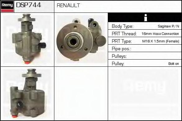 Гидравлический насос, рулевое управление DSP744 DELCO REMY