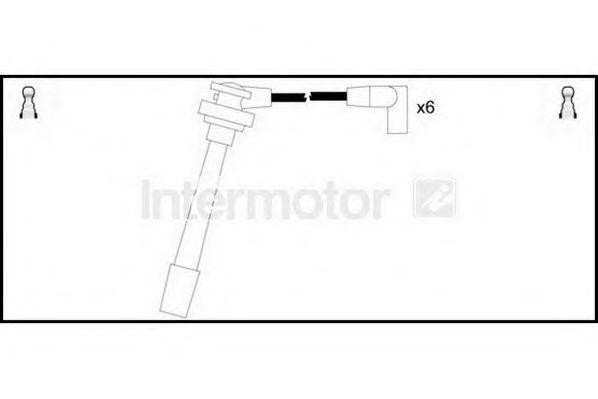 Ккомплект проводов зажигания 73435 STANDARD