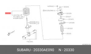 Пружина ходовой части 20330AE090 SUBARU