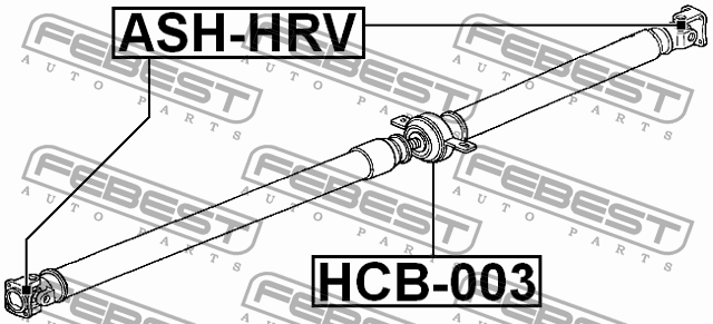 Крестовина карданного вала ASH-HRV FEBEST