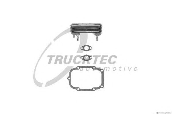 масляный радиатор, двигательное масло 01.43.161 TRUCKTEC