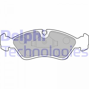 Комплект тормозных колодок, диско LP585 DELPHI