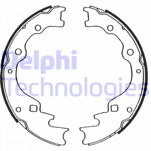 Комплект тормозных колодок LS1476 DELPHI