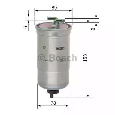 Фильтр топливный 0 450 906 172 BOSCH
