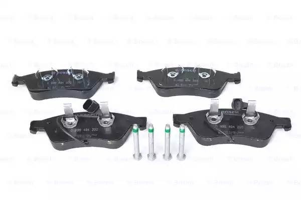 Колодки тормозные дисковые 0 986 494 200 BOSCH
