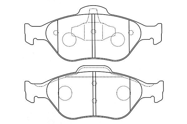 Комплект тормозных колодок, диско BP-4567 KAVO PARTS
