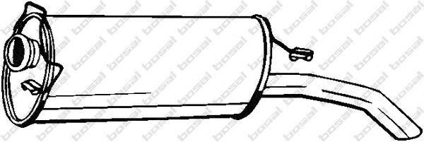 Глушитель выхлопных газов конечный 135039 BOSAL