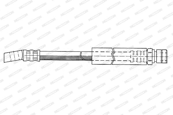 Тормозной шланг FHY2025 FERODO