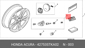 Деталь 42753stka02 HONDA