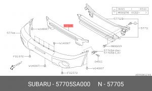 Деталь 57705SA000 SUBARU