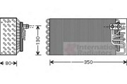 Испаритель, кондиционер 7400V041 VAN WEZEL