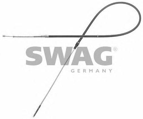 Трос, стояночная тормозная система 30 91 4236 SWAG