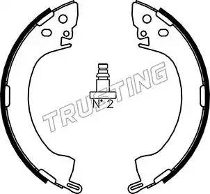 Комплект тормозных колодок 064.154 TRUSTING