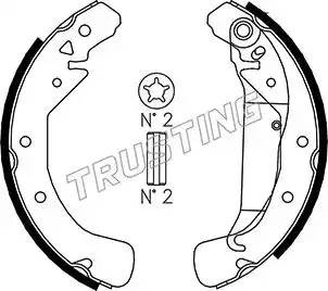 Комплект тормозных колодок 073.169 TRUSTING