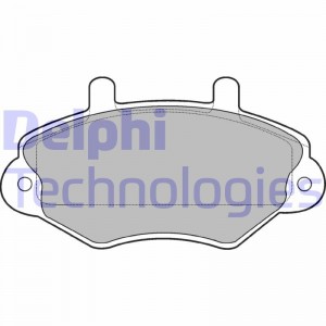 Комплект тормозных колодок, диско LP767 DELPHI