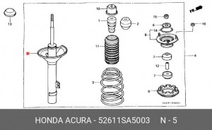 Амортизатор 52611SA5003 HONDA