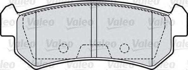 Комплект тормозных колодок, диско 598874 VALEO PHC