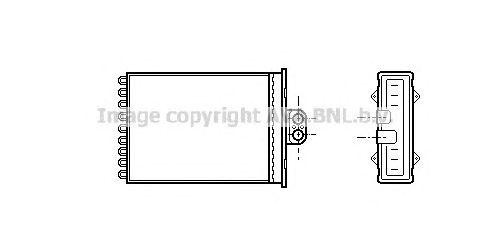 Радиатор отопителя OL6217 AVA