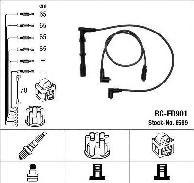 Ккомплект проводов зажигания 8589 NGK NTK