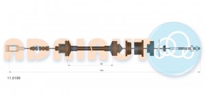 Трос сцепления 11.0195 ADRIAUTO