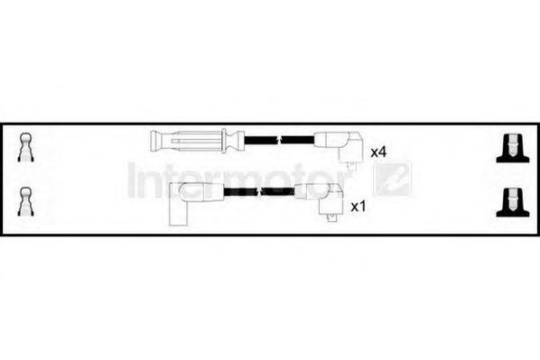 Ккомплект проводов зажигания 73308 STANDARD