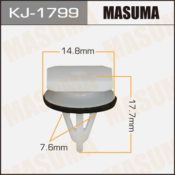 Клипса крепежная KJ1799 MASUMA