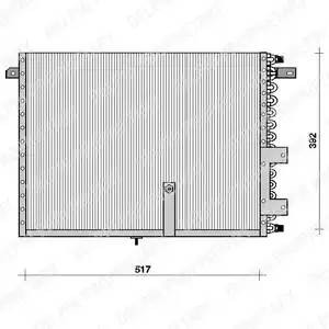 Конденсатор, кондиционер TSP0225068 DELPHI