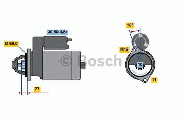 Стартер 0 001 109 361 BOSCH