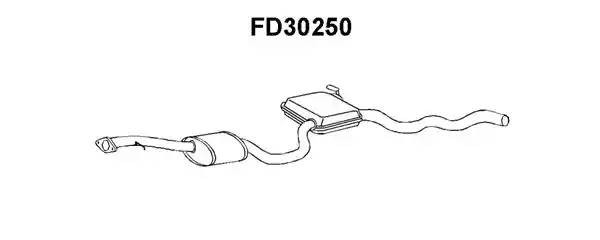 Предглушитель выхлопных газов FD30250 VENEPORTE