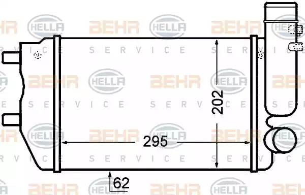 Интеркулер 8ML 376 727-571 HELLA