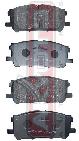 Колодки тормозные дисковые AKDC-1497 AKYOTO
