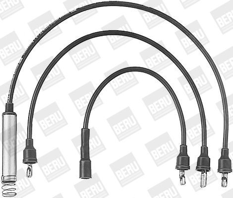 Ккомплект проводов зажигания ZEF577 BERU