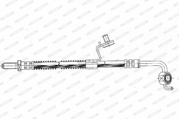 Тормозной шланг FHY2274 FERODO