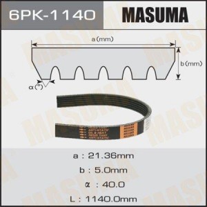 Ремень приводной 6PK-1140 MASUMA