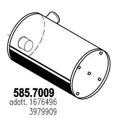 Система выпуска ОГ 5857009 ASSO