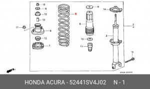 Деталь 52441SV4J02 HONDA