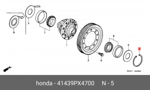 Деталь 41439PX4700 HONDA