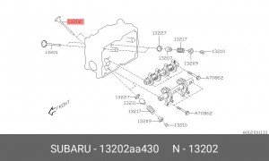 Выпускной клапан 13202AA430 SUBARU