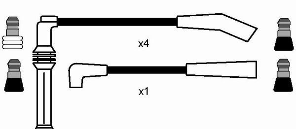 Ккомплект проводов зажигания 8467 NGK NTK