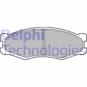 Комплект тормозных колодок, диско LP707 DELPHI