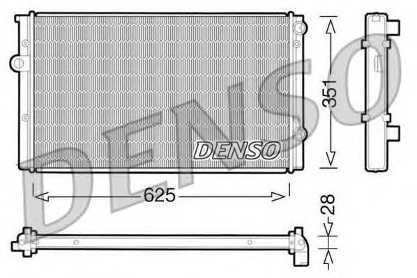 Радиатор, охлаждение двигател DRM32008 DENSO