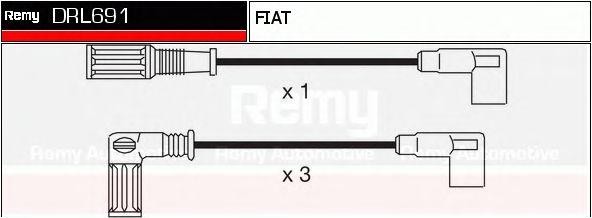 Ккомплект проводов зажигания DRL691 DELCO REMY