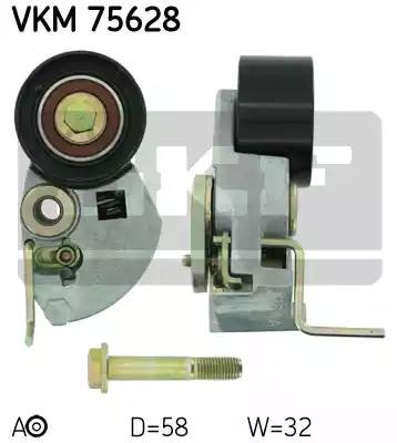 Натяжной ролик, ремень ГРМ VKM75628 SKF