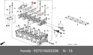 Деталь 957010603208 HONDA