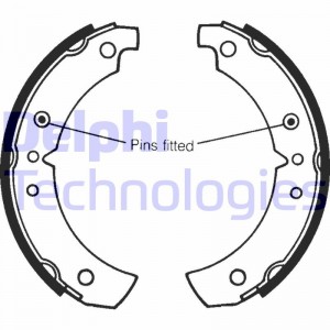 Комплект тормозных колодок LS1052 DELPHI